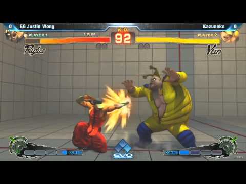 EVO 2012 SSF4 AE 2012 Justin Wong vs Kazunoko