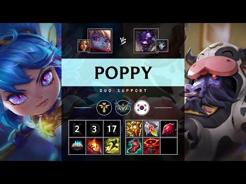 Poppy Support vs Alistar - KR Challenger Patch 25.16