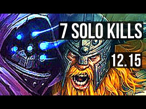 JAX vs OLAF (TOP) | 3.4M mastery, 7 solo kills, 700+ games | KR Master | 12.15