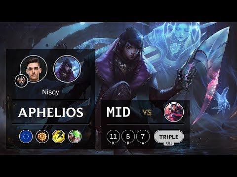 Aphelios Mid vs Irelia - EUW Challenger Patch 9.24