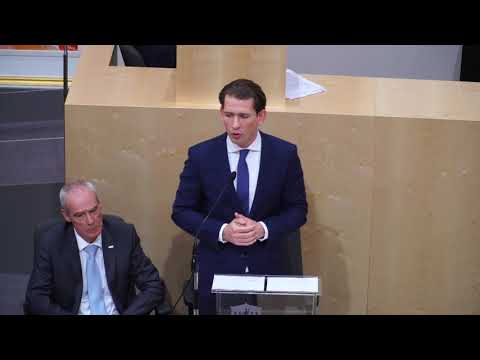 Kurz' Plädoyer vor dem Misstrauensvotum