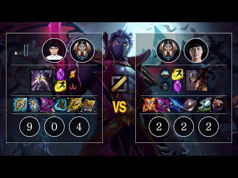DWG ShowMaker Kassadin vs Maple Twisted Fate Mid - KR Challenger Patch 10.11