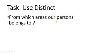 Use Of DISTINCT Keyword In T-SQL (SQL Server)