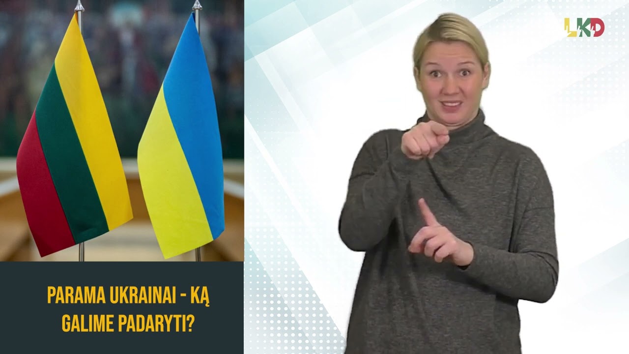 Parama Ukrainai – ką galime padaryti?