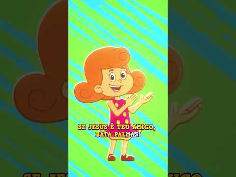 Jesus é o nosso melhor amigo! 💛 -  3 Palavrinhas #shorts