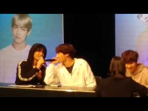 [ENG SUB] 20180408 BTS x PUMA Fansign: J-Hope rapping 'Daydream'