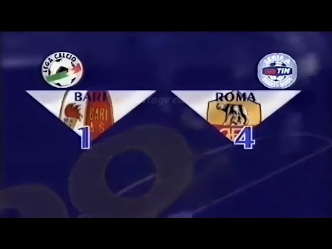 Bari-Roma 1:4, 2000/01 - 90th minute (Gabriel Batistuta scores twice)