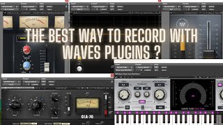 HOW TO RECORD VOCALS WITH WAVES PLUGINS IN REAL TIME// PRO TOOLS TEMPLATE #recording