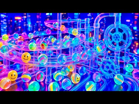 Marble Run Race ASMR Rollercoaster For Burnout Days | Just This Loop