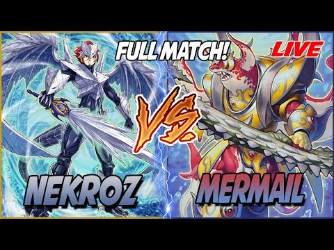 YuGiOh Live Match! Nekroz vs Mermail |TWO Fearsome Water Decks In This Meta!| [December 2018]