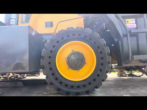 Máy xúc lật LEHMAN 85kw lắp lốp đặc