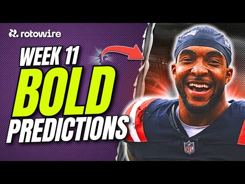 Thumbnail for 5 BOLD Predictions For Week 11 Fantasy Football