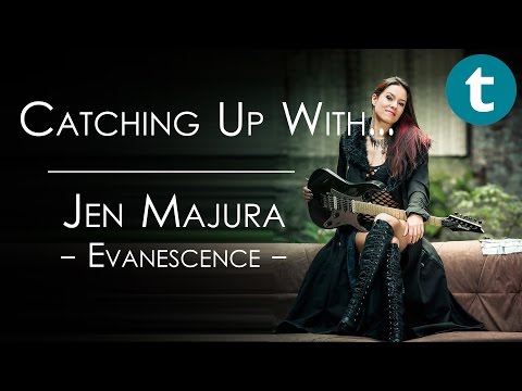 Jen Majura, Evanescence: Gear Interview