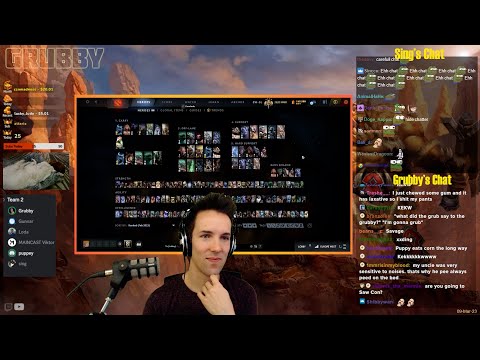 Puppey gets roasted by Grubby & Sing's chat