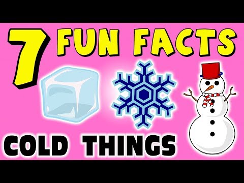 7 FUN FACTS ABOUT COLD THINGS! ICE! SNOW! FREEZING! FACTS FOR KIDS!