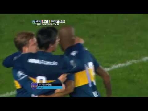 Boca 1 - Arsenal 0 Gol de Pablo Pérez / Fecha 20  Torneo Julio H. Grondona 2015