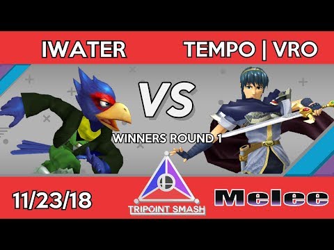 Tripoint Smash 37 - Winners Round 1 - iWater (Falco) Vs. Vro (Marth)