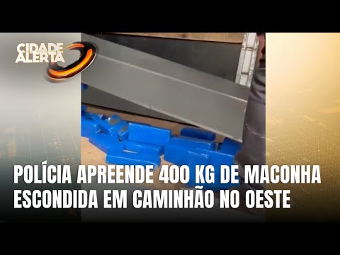 Quase meia tonelada de maconha é apreendida em Campo Erê