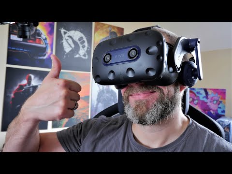 HTC Vive Pro 2 unboxing and review - with gameplay, mic test and more