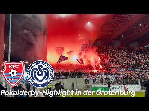 KFC Uerdingen - MSV Duisburg | Pyroshow, Stromausfall & Mega Stimmung beim Derby in der Grotenburg