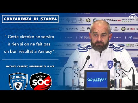 J15 | Bastia 5-1 Cholet : Réaction de M. Chabert