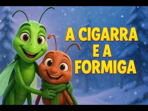 A CIGARRA E A FORMIGA COMO VOCÊ NUNCA VIU | UMA LIÇÃO INESQUECÍVEL!