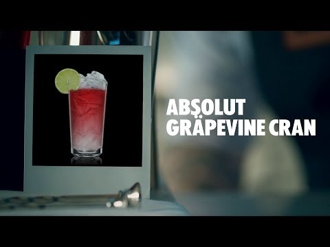 ABSOLUT GRÄPEVINE CRAN DRINK RECIPE - HOW TO MIX