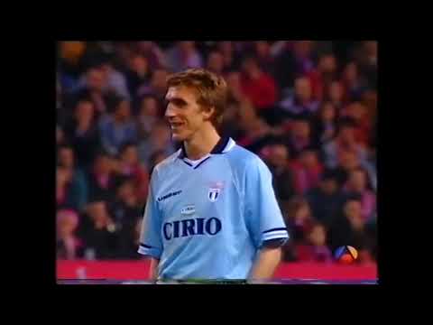 Copa UEFA 1997/1998: Atlético Madrid 0-1 Lazio (31/03/1998). Narración en español.