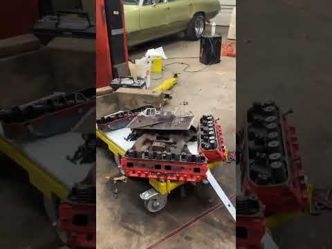 Disassembling the 440 for the demon #dodgedemon #mopar #bigblock #440 #dodge#musclecar #classiccar