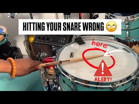 HITTING YOUR SNARE WRONG? Rim Shot Technique