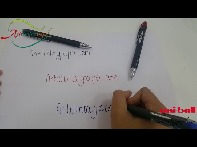 Vídeo relacionado con Rollerball de tinta jetstream 1.00 m/m (6 uidades 3 azules, 3 negros)