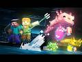 AXOLOTL WAR Alex And Steve Life Minecraft Animation