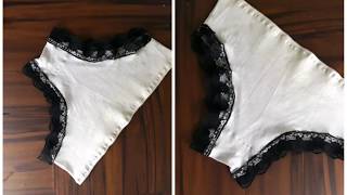 DIY Soft Ladies Underwear From T-shirt With Measur