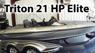 preview picture of video 'Bass Boats - Triton 21 HP Elite Key Features'