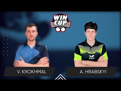21:15 Vitalii Krokhmal - Andrii Hrabskyi West 6 WIN CUP 16.04.2024 | TABLE TENNIS WINCUP