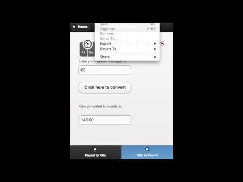 Pounds to Kilograms Converter Video