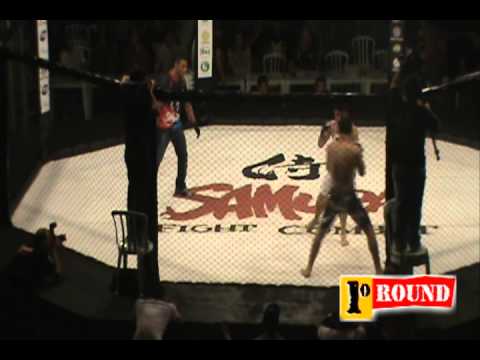 Samurai FC 9: Jaime Barros venceu Mauricio Alves