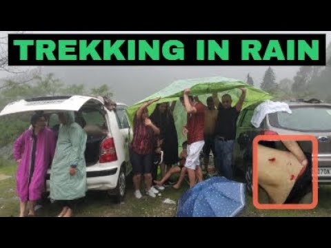 TREKKING DURING RAIN GOES WRONG #NEVER DRINK WHILE GOING FOR TREKKING #See what happened to US