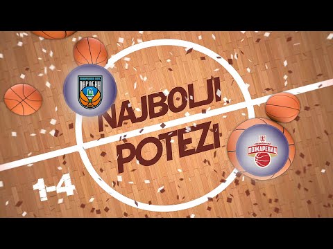 NAJBOLJI POTEZI - 05. KOLO ( KK PARAĆIN - KK POŽAREVAC ) 1-4