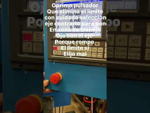 Cero pieza o cambio de coordenadas en CNC GSK 980 fresa,y levantar limites de carrera