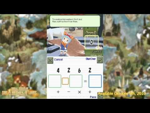 FINAL FANTASY: THE 4 HEROES OF LIGHT ▬ Scholar Bear's Math Game