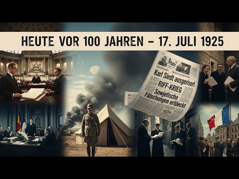 Geschichte hautnah: Der 17. Juli 1925 – Ein Tag, der alles veränderte  | Vor 100 Jahren