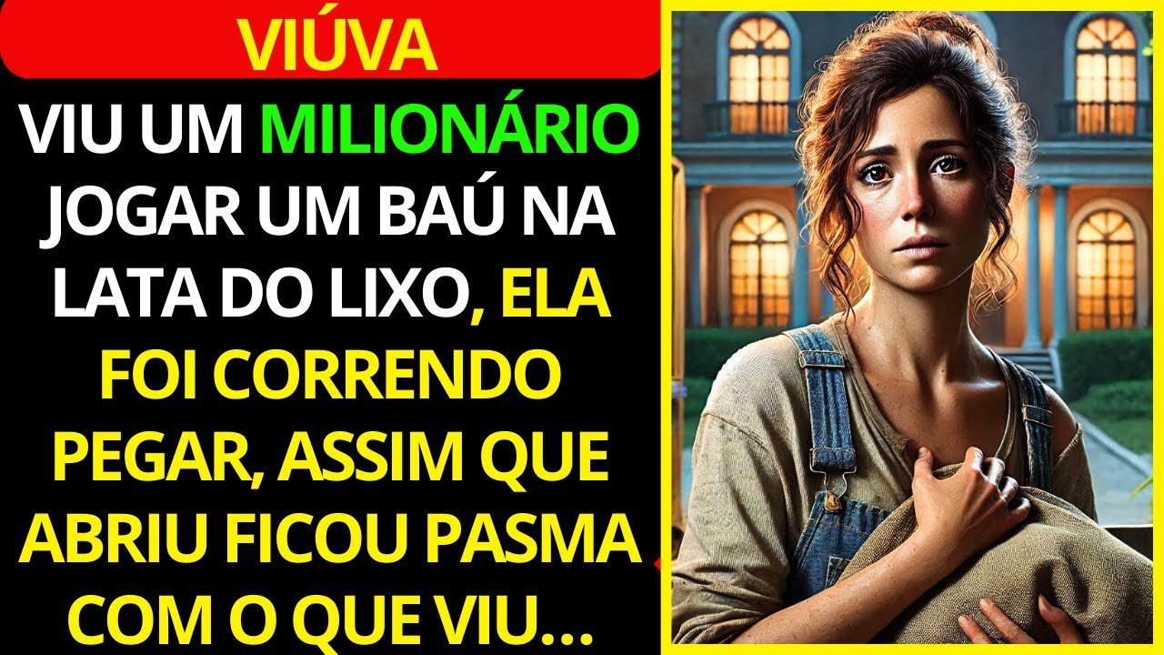 Viúva Encontra Baú de Milionário no Lixo e Descobre Algo Inacreditável