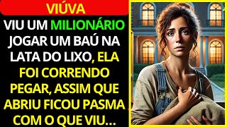 Viúva Encontra Baú de Milionário no Lixo e Descobre Algo Inacreditável