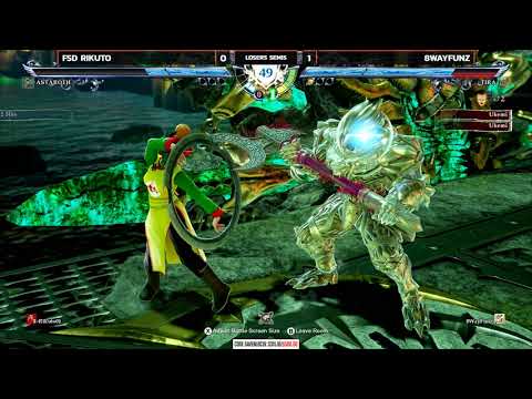 Soulcalibur VI @ NLBC Online #5 - Rikuto (Astaroth) vs 8wayFunz (Tira) [4K/60fps]