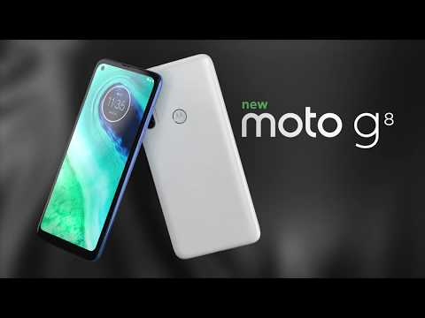 モトローラ Motorola moto g8 ホログラムホワイト