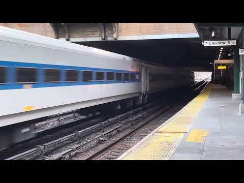 P32-ACDM 224 Express Near TK 4 at Fordham Station in Metro-North Railroad