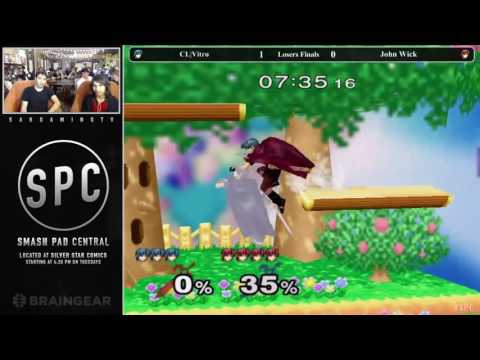 SPC8 Losers Finals - CL|Vitro (Marth/Fox) vs John Wick (Red Marth)