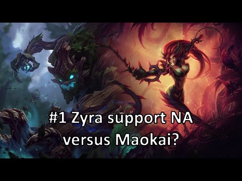 [Zyra vs. Maokai] #1 Zyra support on D1 smurf