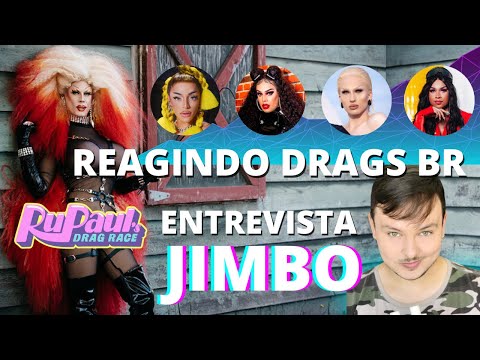 ENTREVISTA COM JIMBO DE RUPAUL: REACT PABLLO VITTAR, GLORIA GROOVE, LIA CLARK E HALESSIA | DRAG RACE